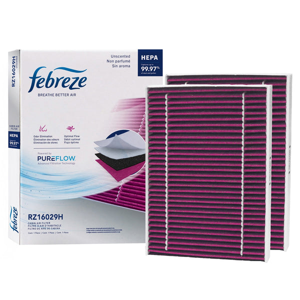 Febreze Odor Control HEPA Cabin Air Filter by PUREFLOW RZ16029H | Fits 2020 BMW 740i xDrive