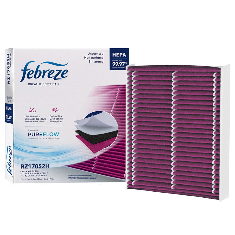 Febreze Odor Control HEPA Cabin Air Filter by PUREFLOW RZ17052H | Fits 2027 Lexus TX500h