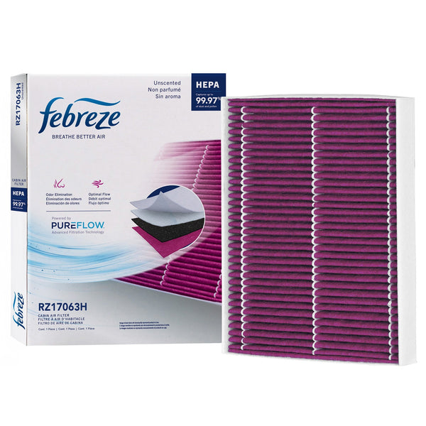 Febreze Odor Control HEPA Cabin Air Filter by PUREFLOW RZ17063H | Fits 2016 Ford Taurus