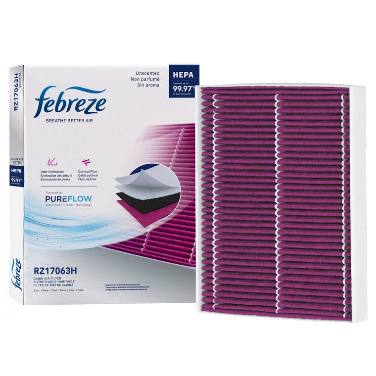Febreze Odor Control HEPA Cabin Air Filter by PUREFLOW RZ17063H | Fits 2017 Ford Police Interceptor Utility