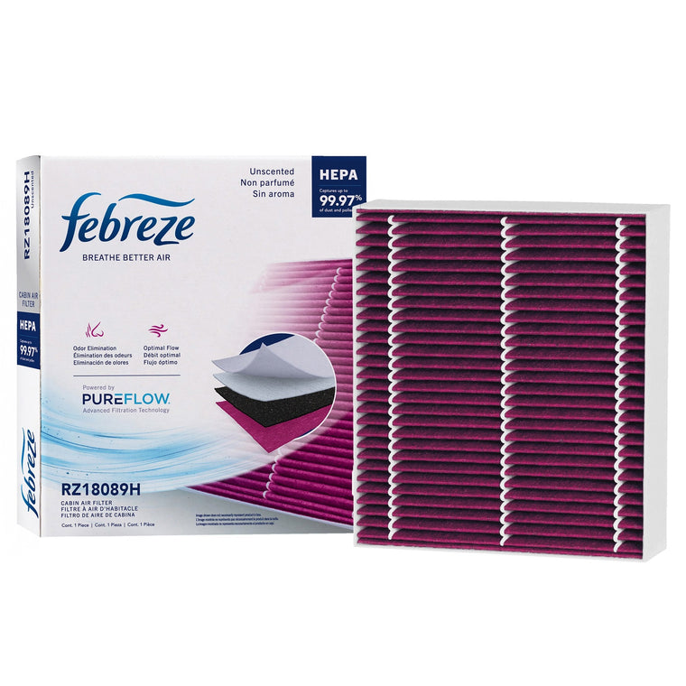 Febreze Odor Control HEPA Cabin Air Filter by PUREFLOW RZ18089H | Fits 2027 Nissan Rogue