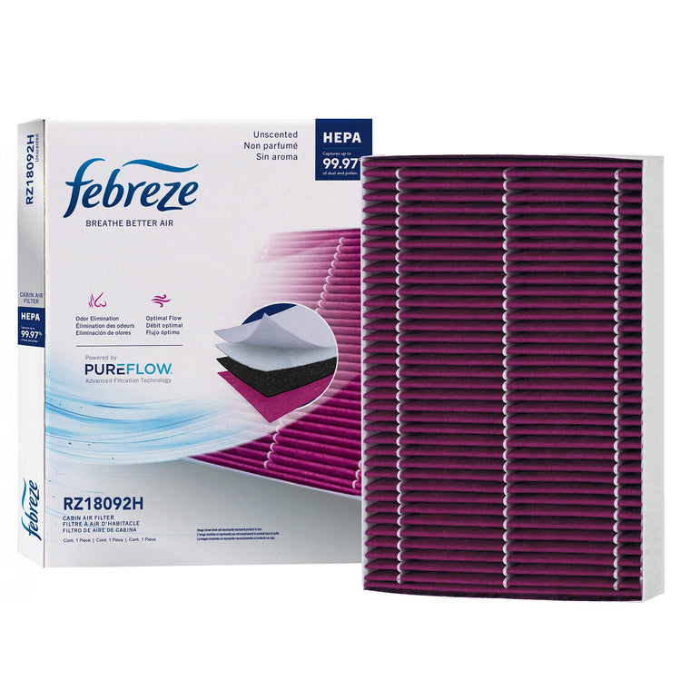 Febreze Odor Control HEPA Cabin Air Filter by PUREFLOW RZ18092H | Fits 2013 Dodge Charger