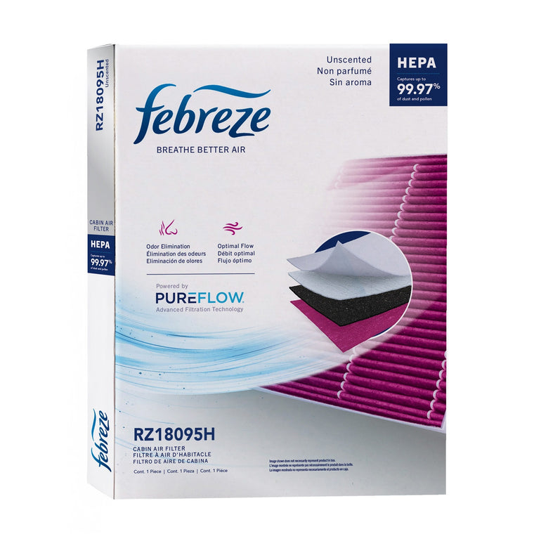 Febreze Odor Control HEPA Cabin Air Filter by PUREFLOW RZ18095H | Fits 2020 Porsche 911