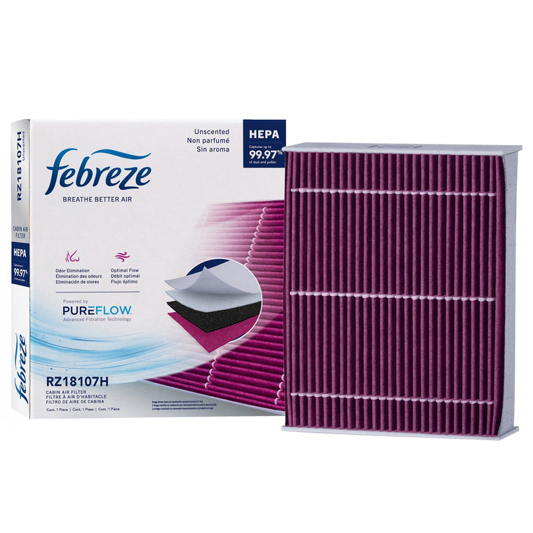 Febreze Odor Control HEPA Cabin Air Filter by PUREFLOW RZ18107H | Fits 2012 Lexus LS460