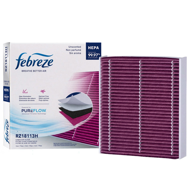 Febreze Odor Control HEPA Cabin Air Filter by PUREFLOW RZ18113H | Fits 2025 Nissan Frontier