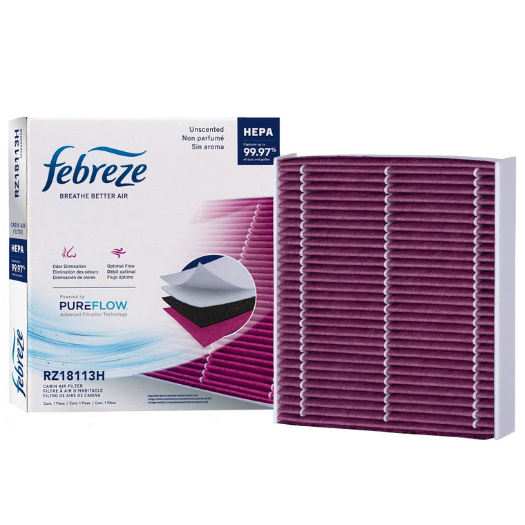 Febreze Odor Control HEPA Cabin Air Filter by PUREFLOW RZ18113H | Fits 2027 Mitsubishi Outlander PHEV