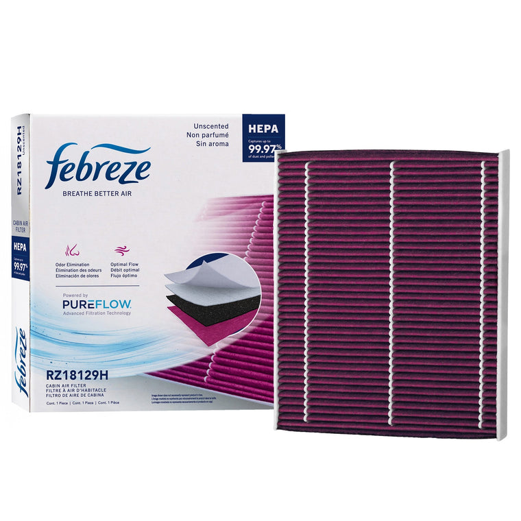 Febreze Odor Control HEPA Cabin Air Filter by PUREFLOW RZ18129H | Fits 2022 Jeep Wrangler