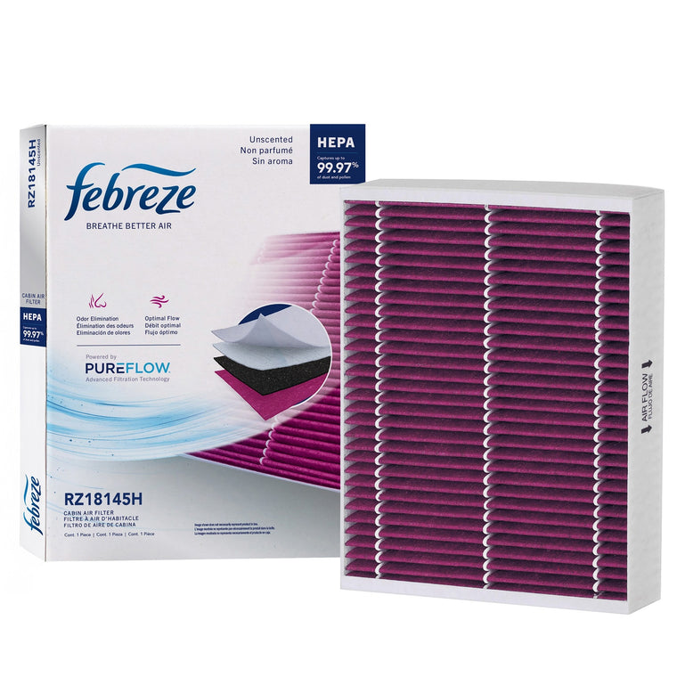 Febreze Odor Control HEPA Cabin Air Filter by PUREFLOW RZ18145H | Fits 2010 Chevrolet Cruze