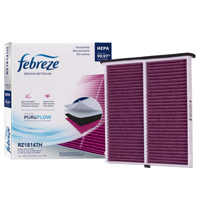 Febreze Odor Control HEPA Cabin Air Filter by PUREFLOW RZ18147H | Fits 2020 Mazda 2
