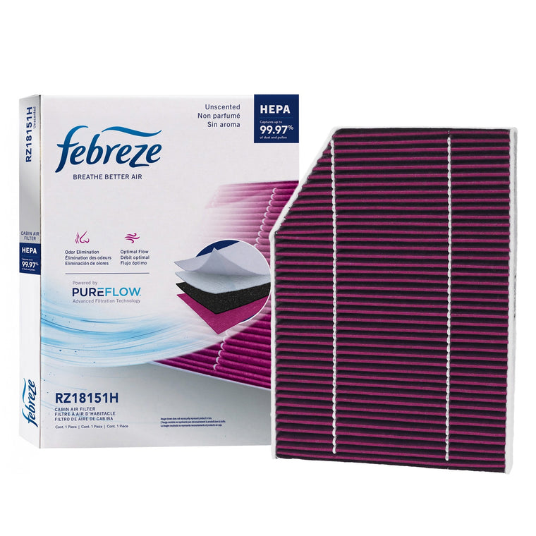 Febreze Odor Control HEPA Cabin Air Filter by PUREFLOW RZ18151H | Fits 2024 BMW 430i