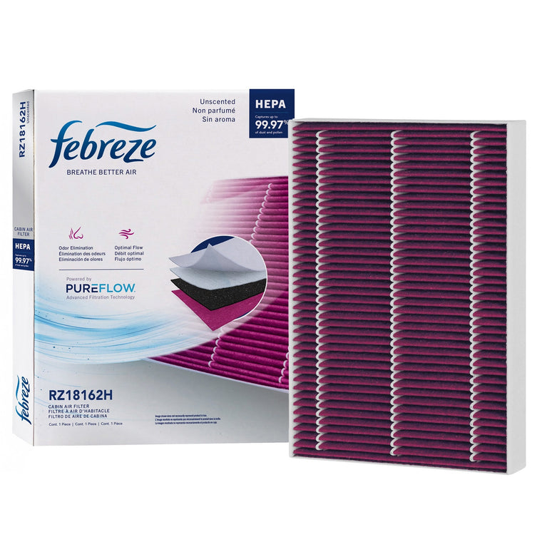Febreze Odor Control HEPA Cabin Air Filter by PUREFLOW RZ18162H | Fits 2024 Audi SQ7