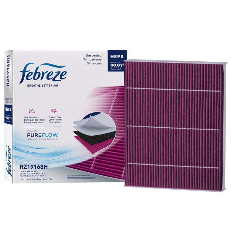 Febreze Odor Control HEPA Cabin Air Filter by PUREFLOW RZ19168H | Fits 2012 Kia Sedona
