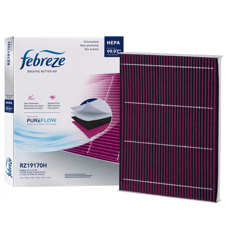 Febreze Odor Control HEPA Cabin Air Filter by PUREFLOW RZ19170H | Fits 2018 Ford Edge
