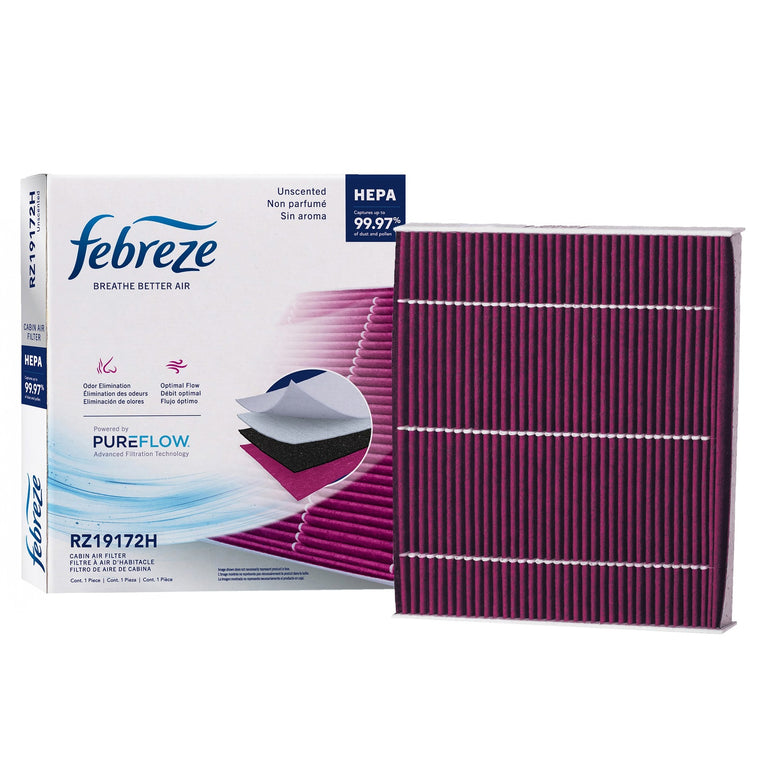 Febreze Odor Control HEPA Cabin Air Filter by PUREFLOW RZ19172H | Fits 2017 Chrysler 200