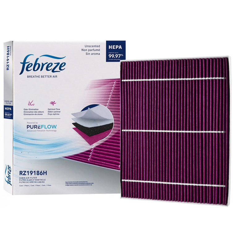Febreze Odor Control HEPA Cabin Air Filter by PUREFLOW RZ19186H | Fits 2021 Jeep Grand Cherokee L