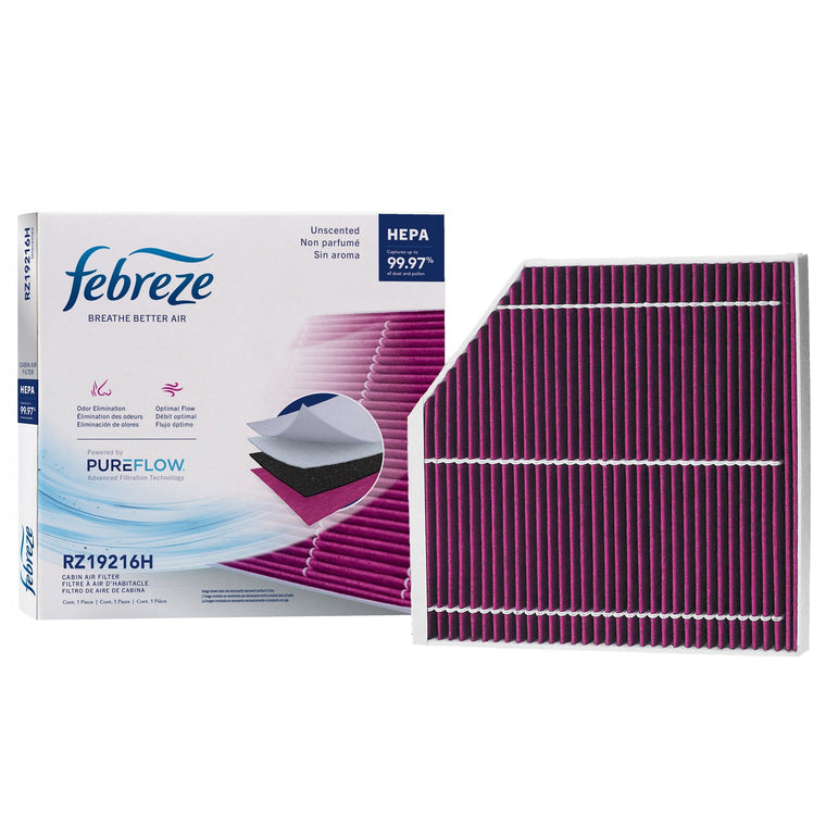 Febreze Odor Control HEPA Cabin Air Filter by PUREFLOW RZ19216H | Fits 2012 Audi A7 Quattro