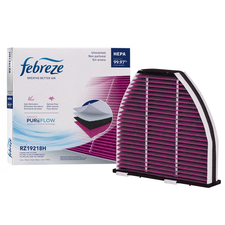 Febreze Odor Control HEPA Cabin Air Filter by PUREFLOW RZ19218H | Fits 2019 Mercedes-Benz AMG GT