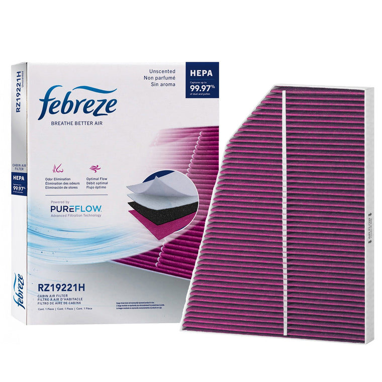 Febreze Odor Control HEPA Cabin Air Filter by PUREFLOW RZ19221H | Fits 2017 Tesla X