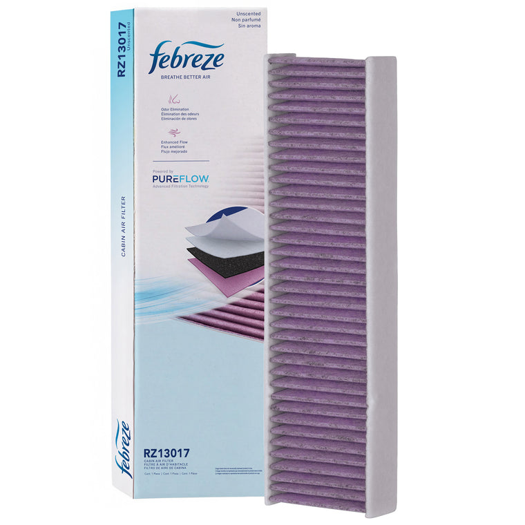 Febreze Odor Control Cabin Air Filter by PUREFLOW RZ13017 | Fits 2020 Porsche 718 Cayman