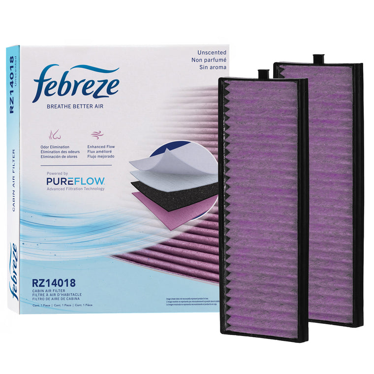 Febreze Odor Control Cabin Air Filter by PUREFLOW RZ14018 | Fits 2003 Hyundai Accent