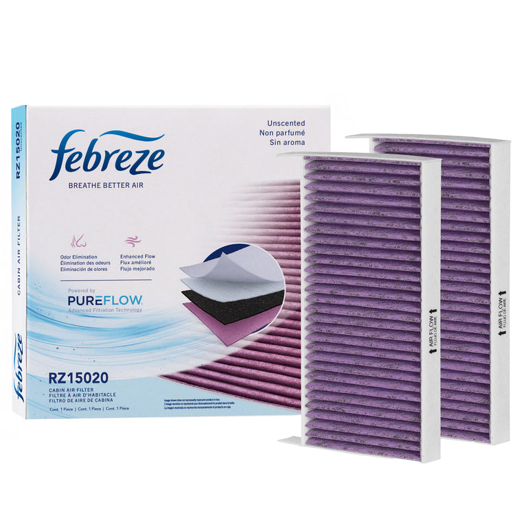 Febreze Odor Control Cabin Air Filter by PUREFLOW RZ15020 | Fits 2008 Nissan Quest