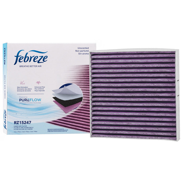 Febreze Odor Control Cabin Air Filter by PUREFLOW RZ15247 | Fits 2016 Jeep Wrangler
