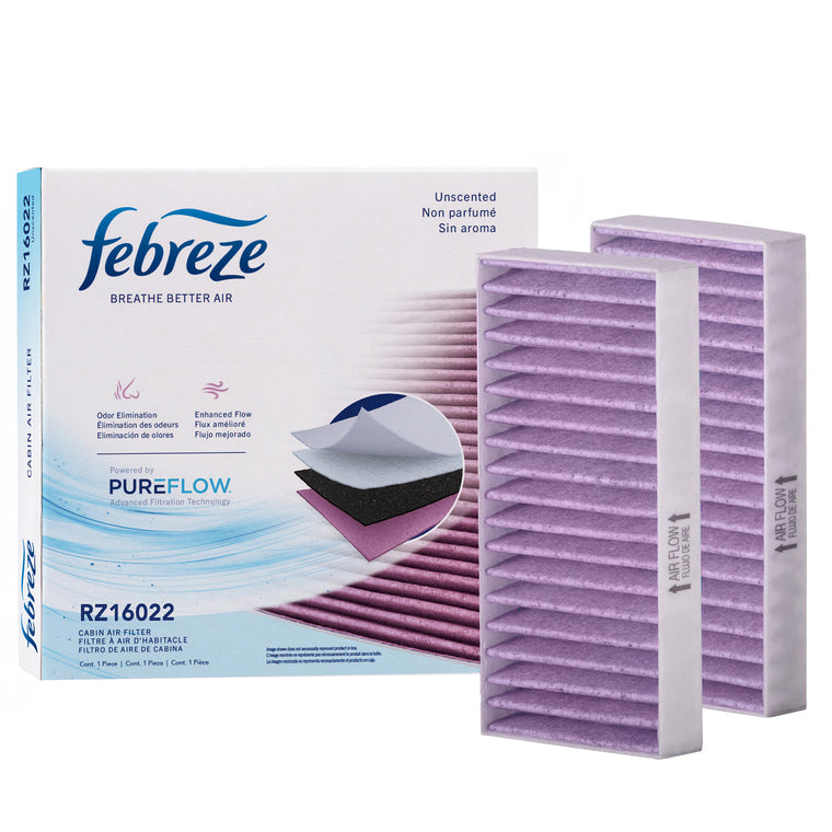 Febreze Odor Control Cabin Air Filter by PUREFLOW RZ16022 | Fits 2010 Jeep Wrangler