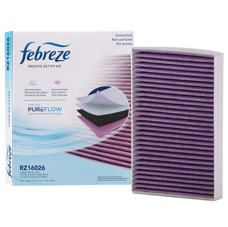 Febreze Odor Control Cabin Air Filter by PUREFLOW RZ16026 | Fits 2016 Tesla S