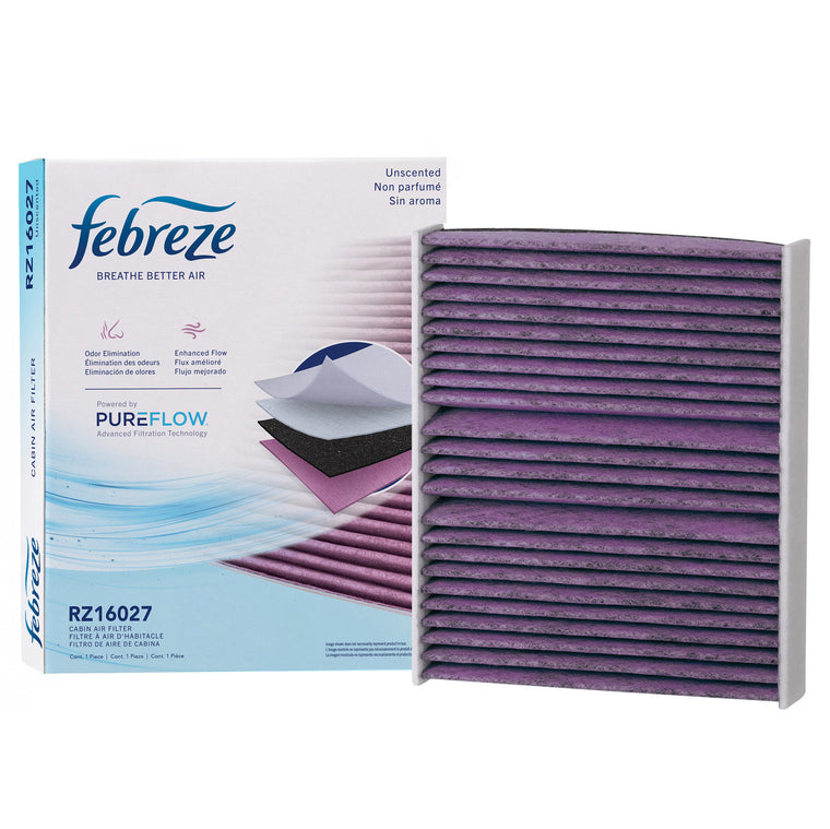 Febreze Odor Control Cabin Air Filter by PUREFLOW RZ16027 | Fits 2023 Mazda MX-30 EV