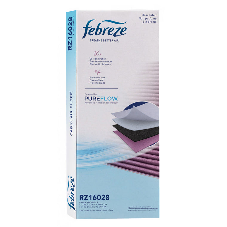 Febreze Odor Control Cabin Air Filter by PUREFLOW RZ16028 | Fits 2003 Chevrolet Chevy