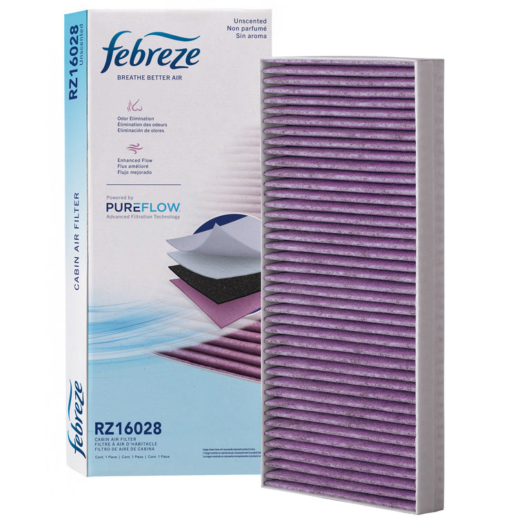 Febreze Odor Control Cabin Air Filter by PUREFLOW RZ16028 | Fits 2008 Saab 9-3