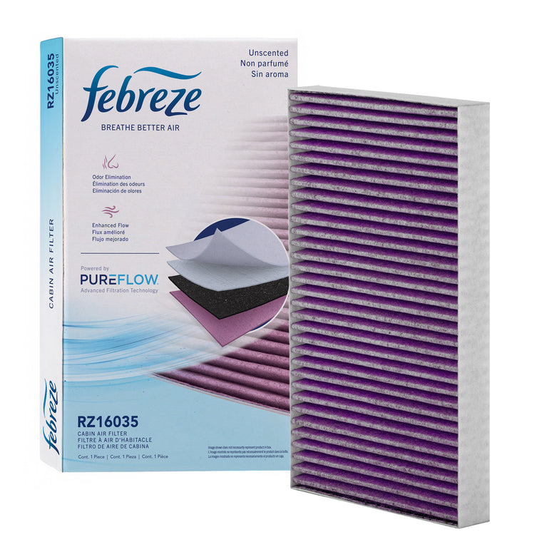 Febreze Odor Control Cabin Air Filter by PUREFLOW RZ16035 | Fits 2016 Maserati Ghibli