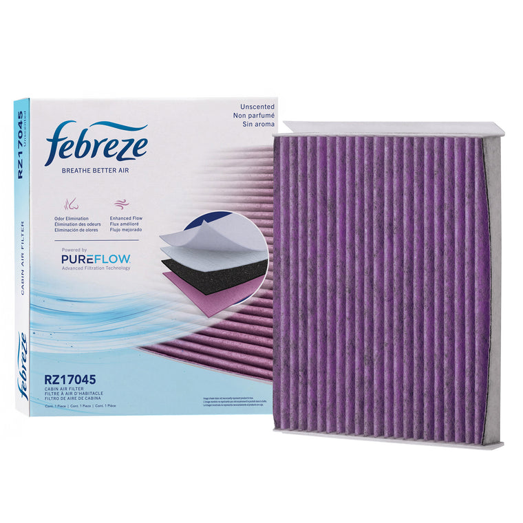 Febreze Odor Control Cabin Air Filter by PUREFLOW RZ17045 | Fits 2006 Ford Mustang