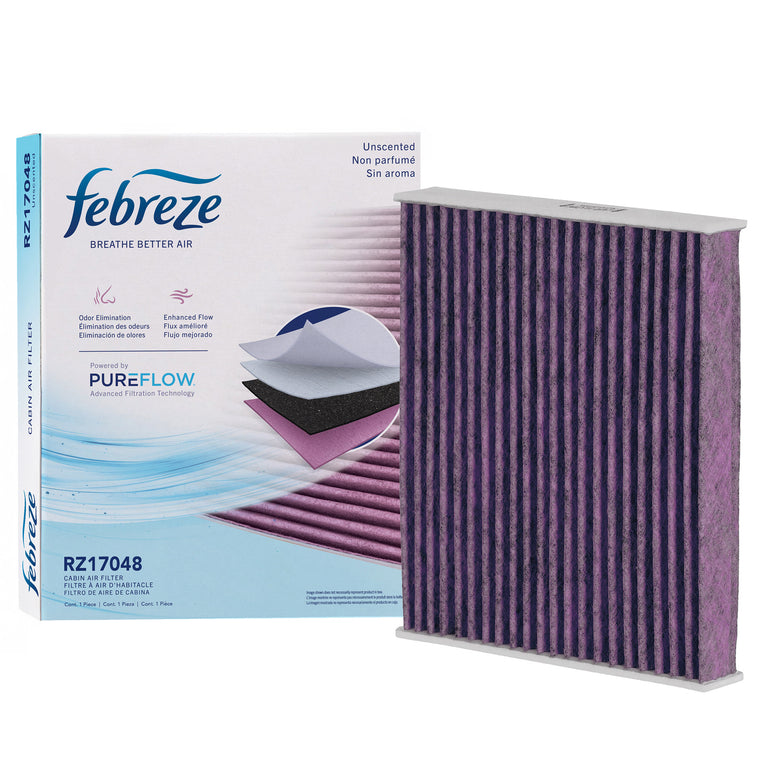 Febreze Odor Control Cabin Air Filter by PUREFLOW RZ17048 | Fits 2013 Ford Mustang