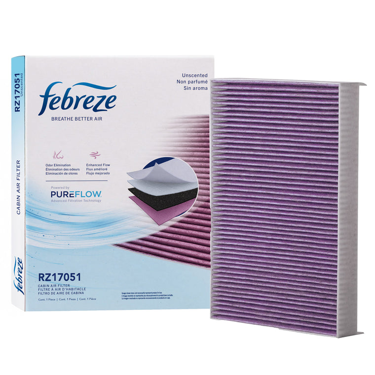 Febreze Odor Control Cabin Air Filter by PUREFLOW RZ17051 | Fits 2004 Lincoln LS