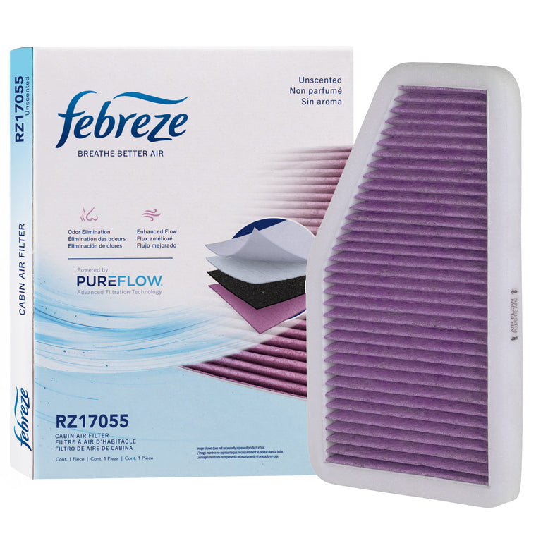 Febreze Odor Control Cabin Air Filter by PUREFLOW RZ17055 | Fits 2009 Ford Escape