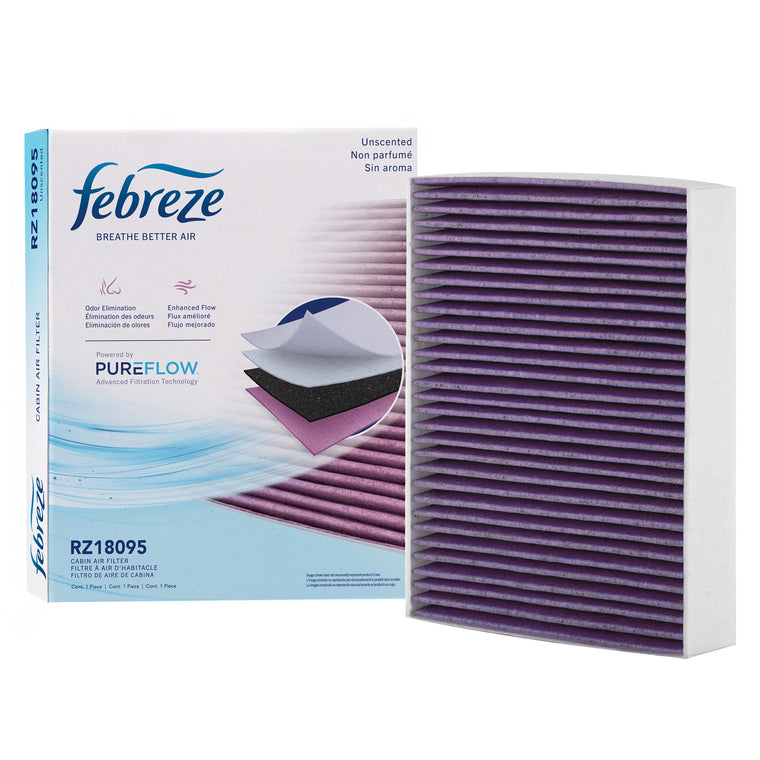 Febreze Odor Control Cabin Air Filter by PUREFLOW RZ18095 | Fits 2013 BMW 328i xDrive
