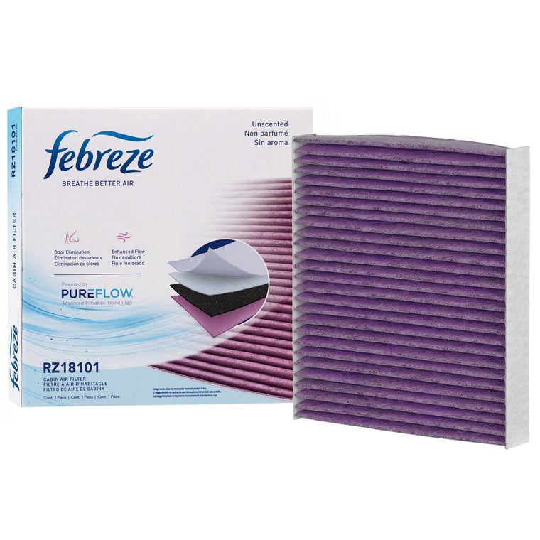 Febreze Odor Control Cabin Air Filter by PUREFLOW RZ18101 | Fits 2001 Honda CR-V