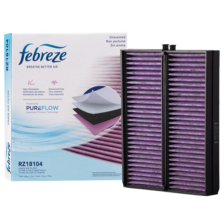 Febreze Odor Control Cabin Air Filter by PUREFLOW RZ18104 | Fits 2003 Hyundai Sonata