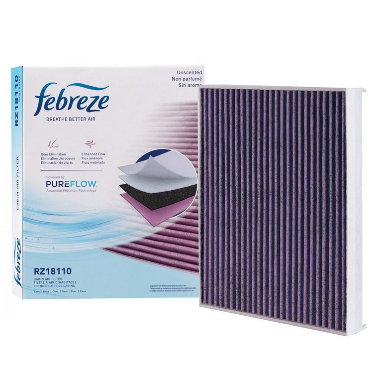 Febreze Odor Control Cabin Air Filter by PUREFLOW RZ18110 | Fits 2026 Ford F-600 Super Duty