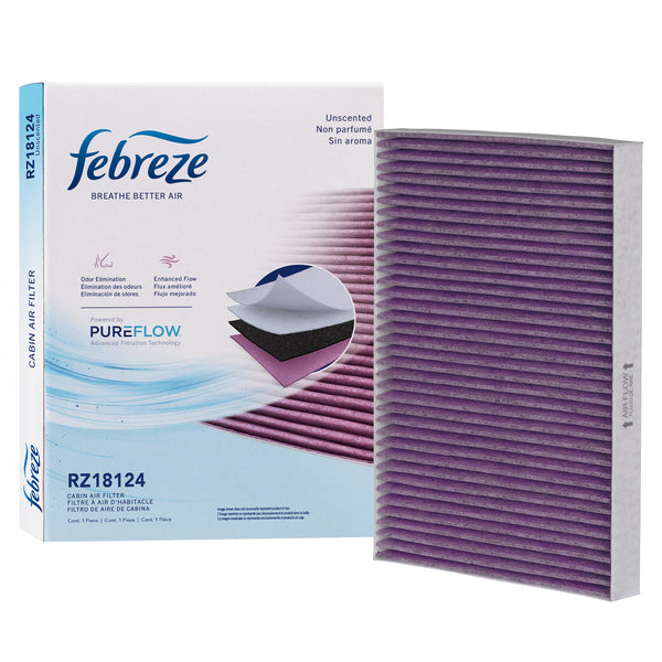 Febreze Odor Control Cabin Air Filter by PUREFLOW RZ18124 | Fits 2001 Audi A6