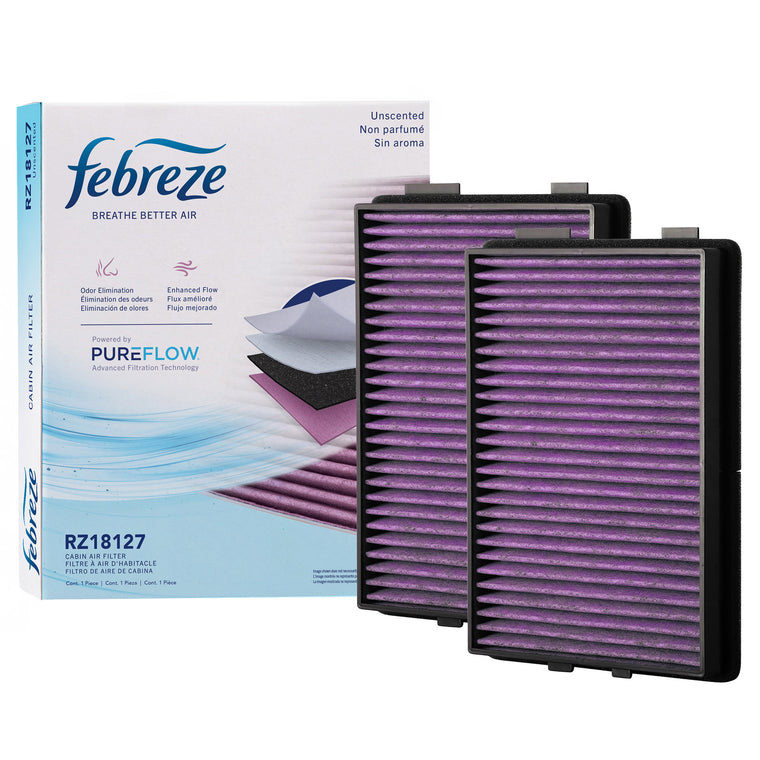 Febreze Odor Control Cabin Air Filter by PUREFLOW RZ18127 | Fits 2002 BMW 540i