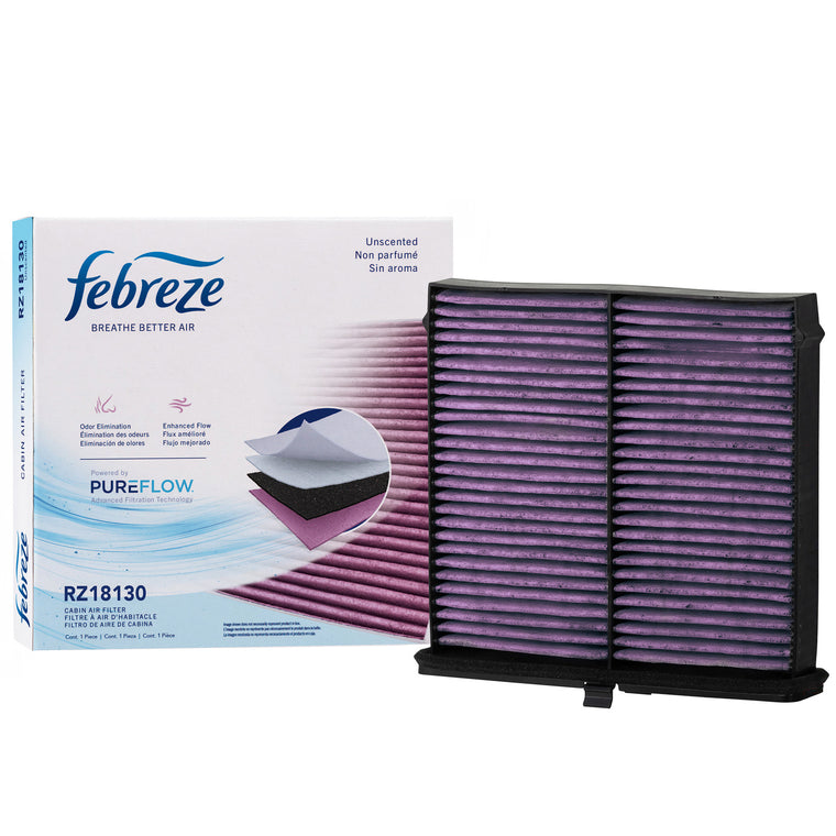 Febreze Odor Control Cabin Air Filter by PUREFLOW RZ18130 | Fits 2027 Mazda 3 Sport
