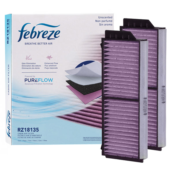 Febreze Odor Control Cabin Air Filter by PUREFLOW RZ18135 | Fits 2007 Mazda 3