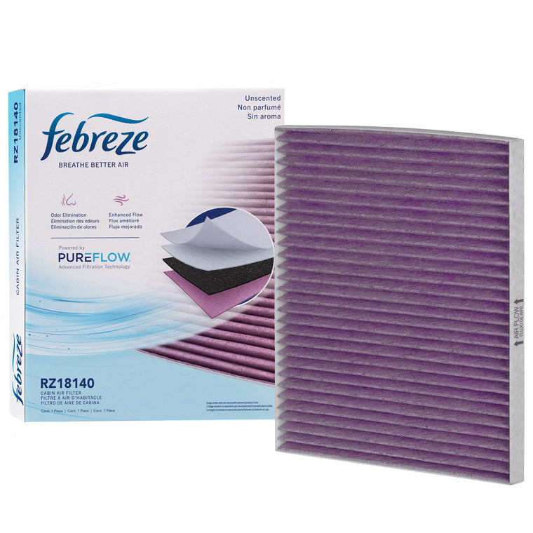 Febreze Odor Control Cabin Air Filter by PUREFLOW RZ18140 | Fits 2009 Kia Spectra