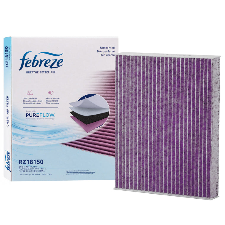 Febreze Odor Control Cabin Air Filter by PUREFLOW RZ18150 | Fits 2018 Nissan Note
