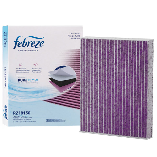 Febreze Odor Control Cabin Air Filter by PUREFLOW RZ18150 | Fits 2015 Nissan Versa Note