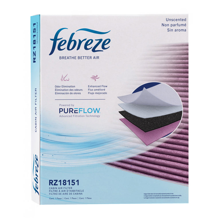 Febreze Odor Control Cabin Air Filter by PUREFLOW RZ18151 | Fits 2025 BMW 430i xDrive