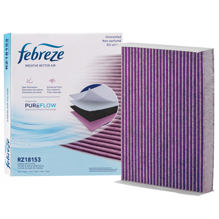 Febreze Odor Control Cabin Air Filter by PUREFLOW RZ18153 | Fits 2011 Ford Fusion