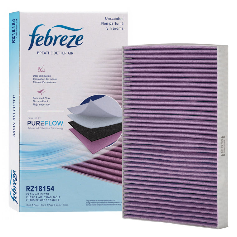 Febreze Odor Control Cabin Air Filter by PUREFLOW RZ18154 | Fits 2010 Dodge Challenger